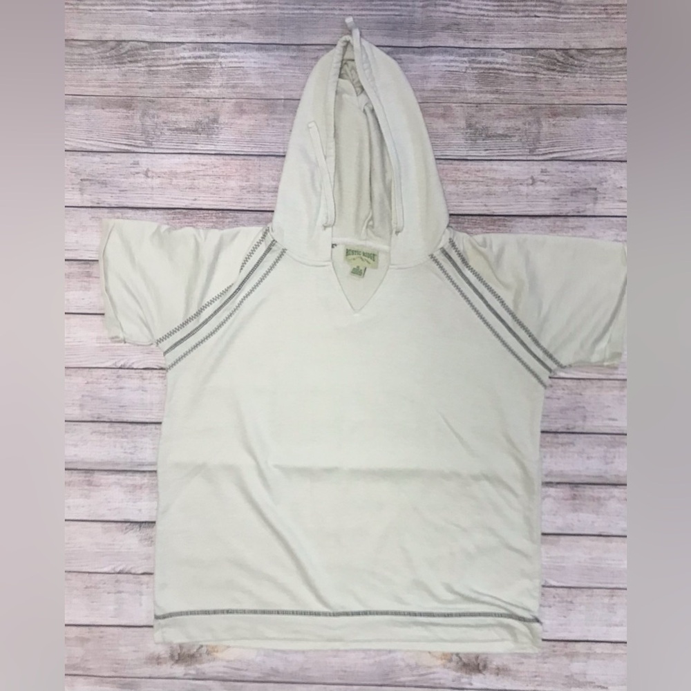 Rustic Ridge XL Cream Hoodie for Women